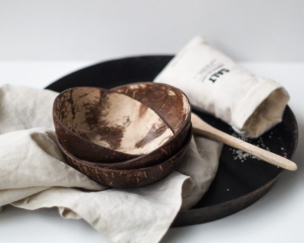 Kokos Schaaltje Bruin