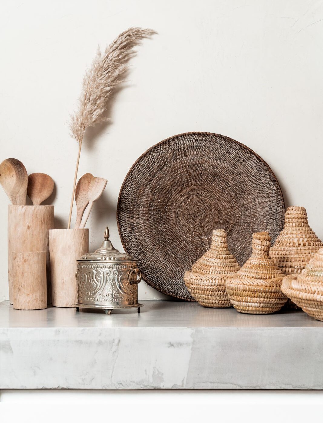 Ruwe Vijzel Notenhout | Marokko