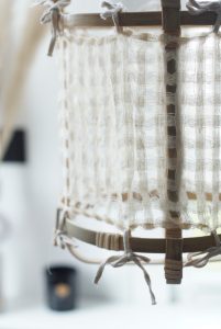 Lamp Zijde Bamboe XS | Off White
