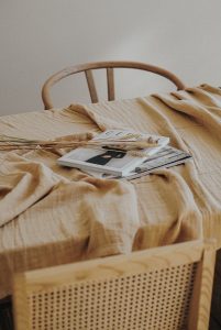 Tafelkleed Tablecloth Cotton | Yellow