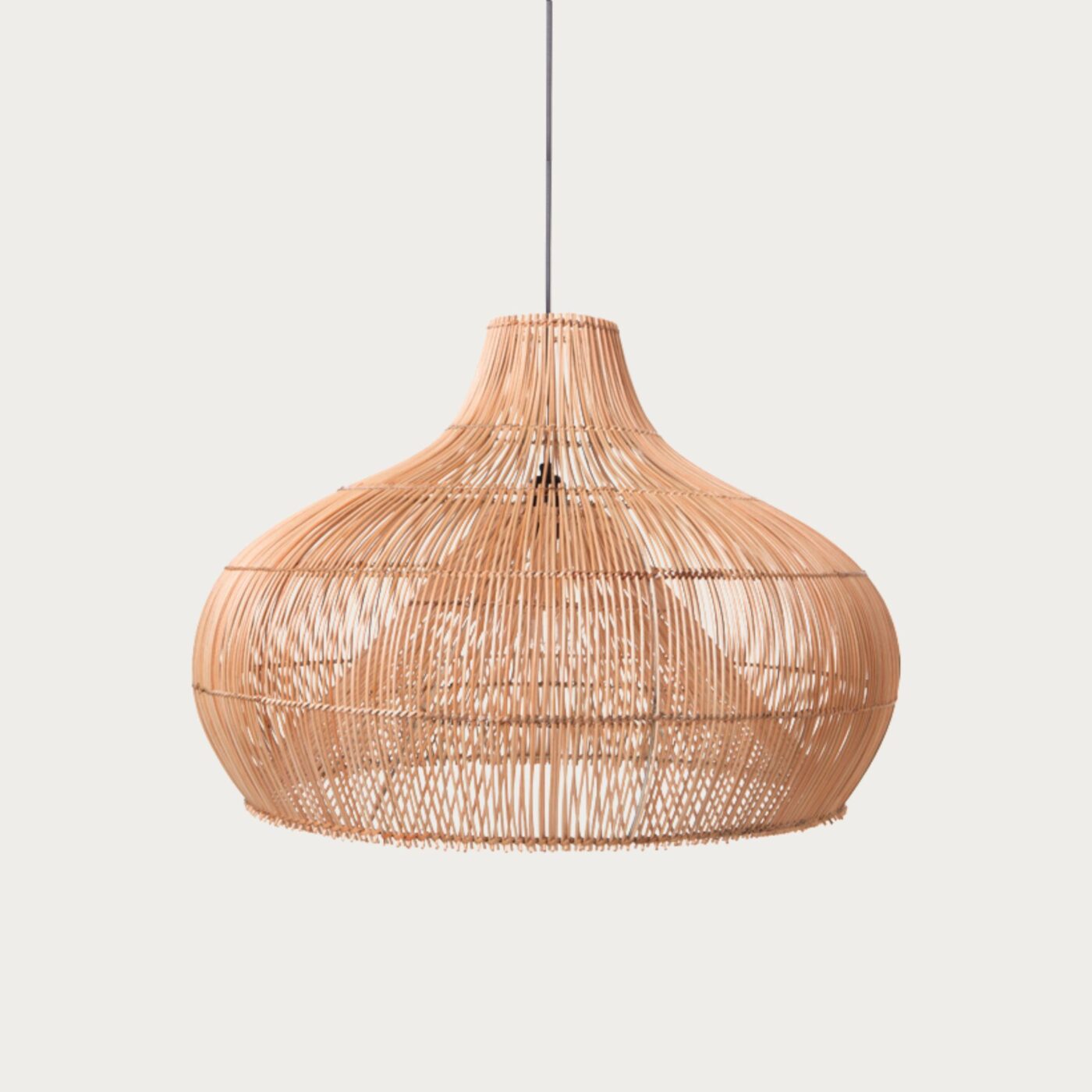Rotan hanglamp Dome ⌀70cm