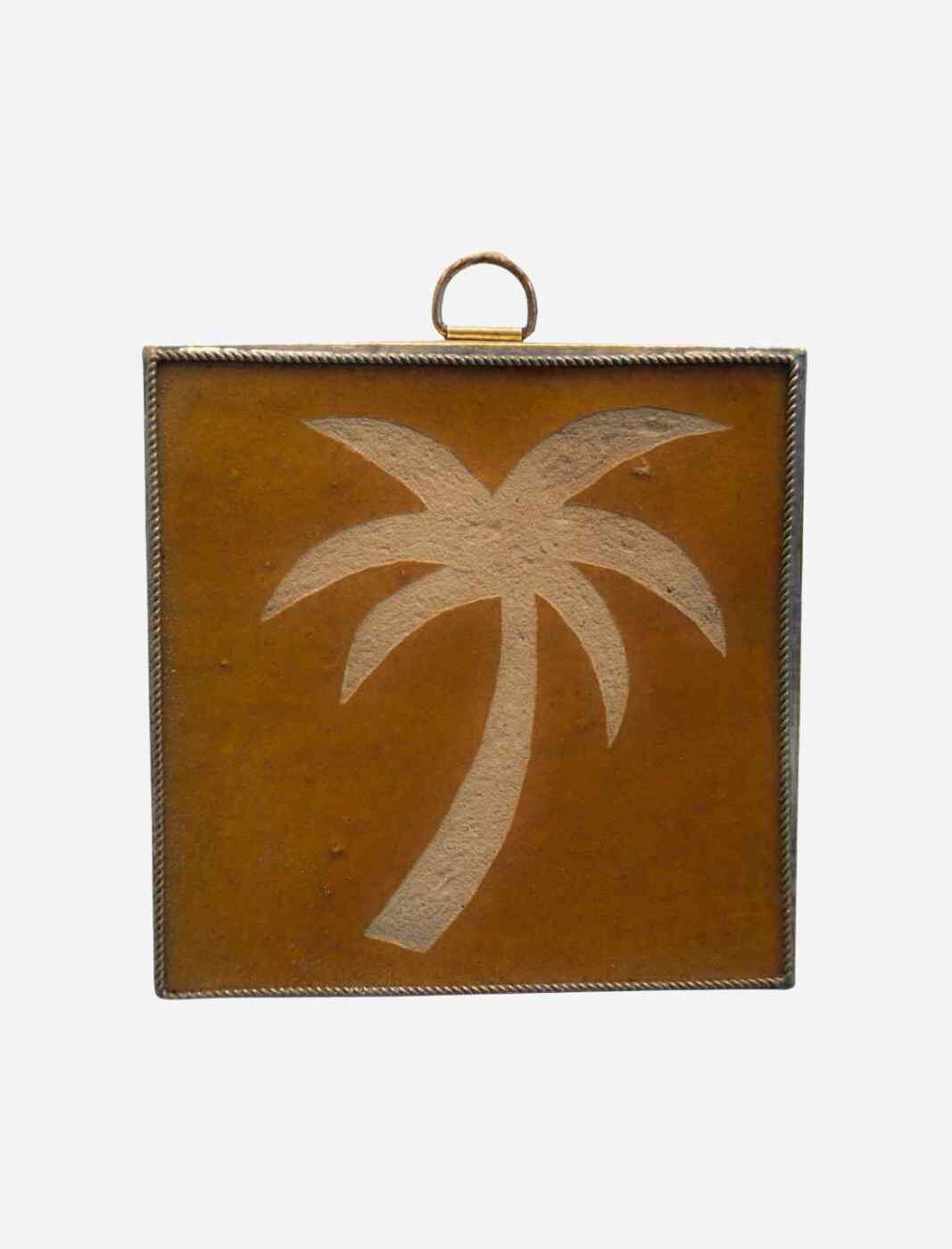 Twisted Zellige Palm Bruin Large