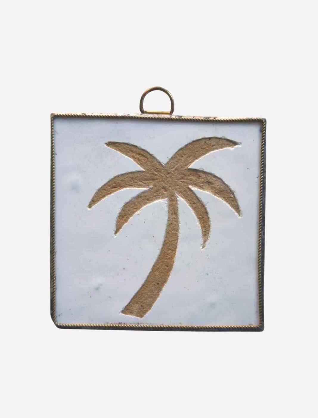 Twisted Zellige Palm Wit Large