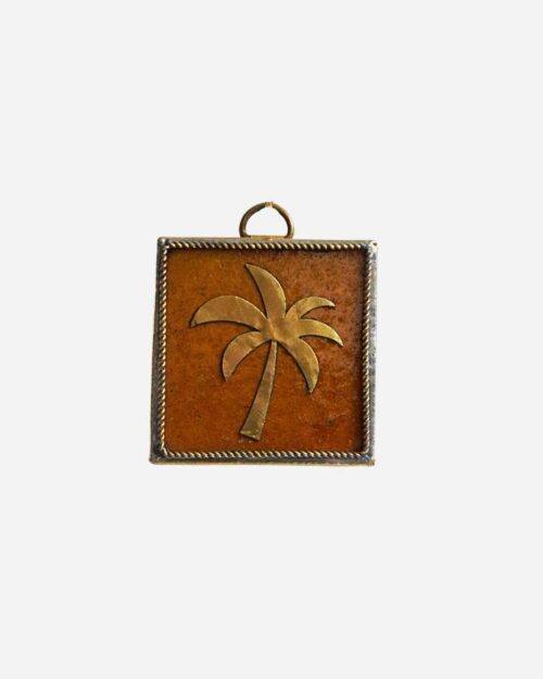Mini zellige tegeltje golden palm