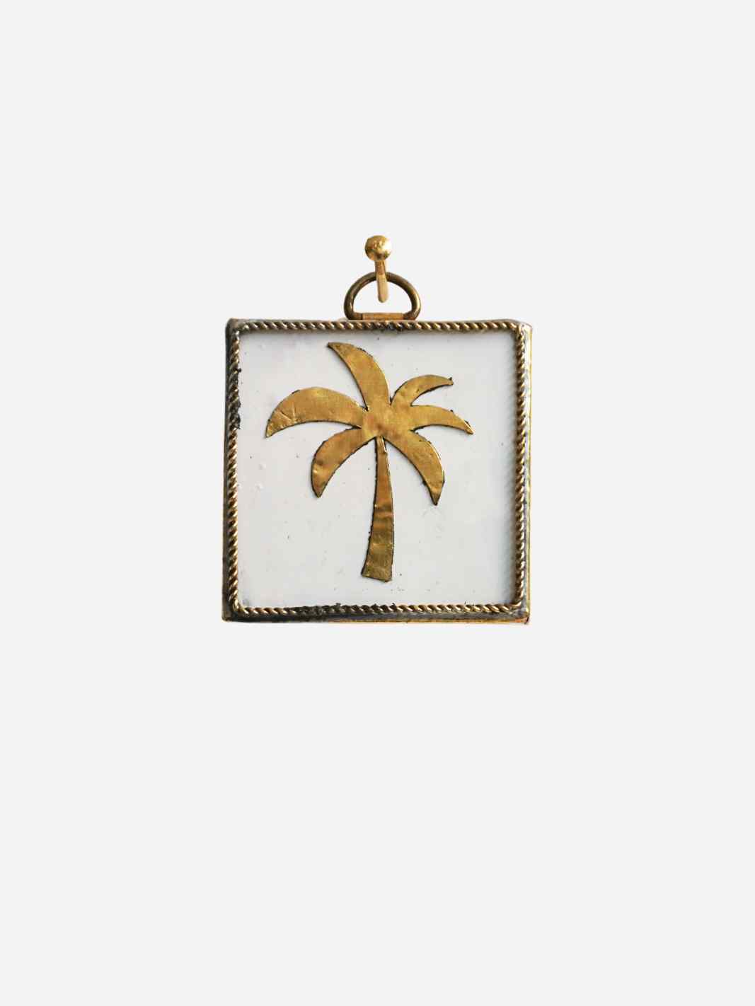 Mini Tegel Palm Golden Wit