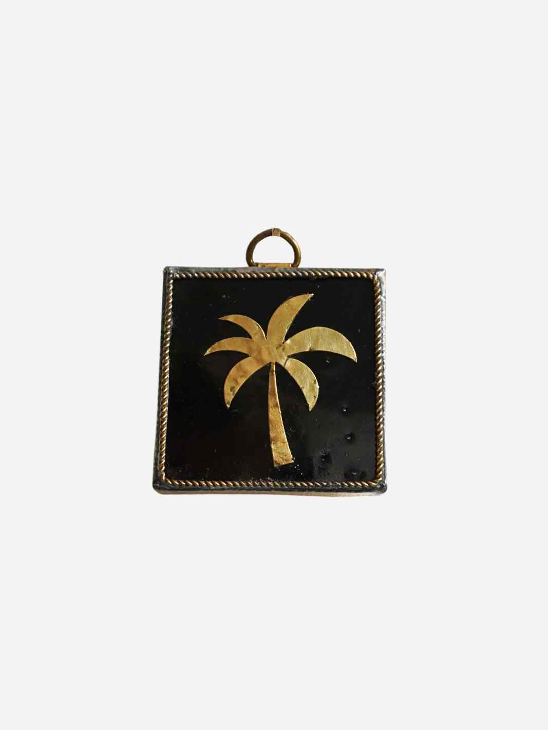 Mini Tegel Palm Golden Zwart