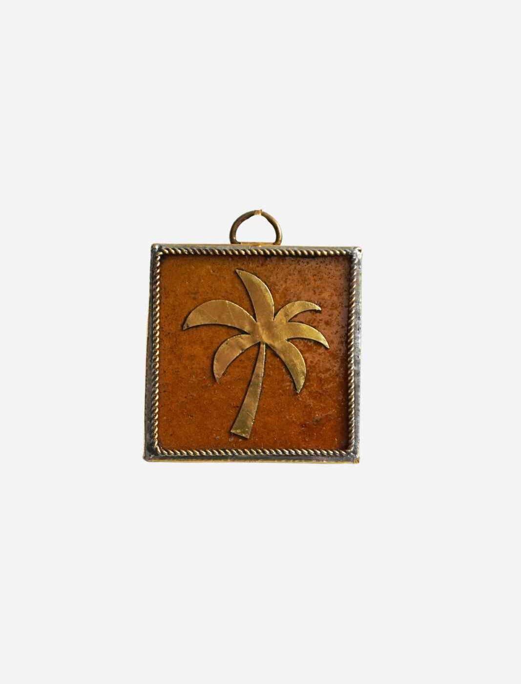 Mini Tegel Palm Large Golden Bruin
